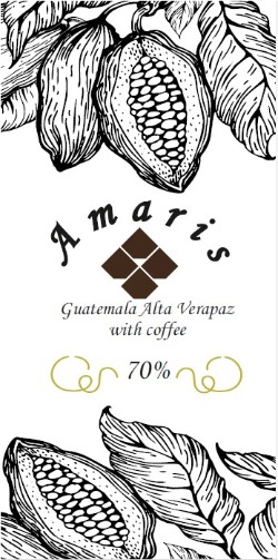 Chocolate with coffee origin Guatemala 70%